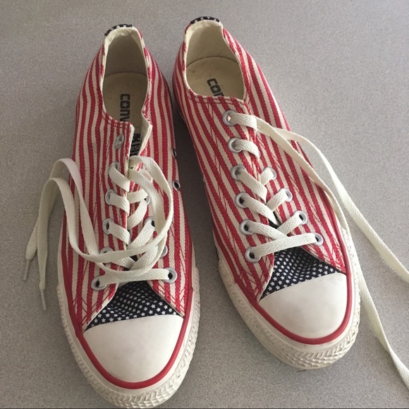 converse usa flag low